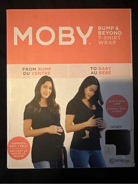 MOBY Bump & Beyond T-Shirt Wrap - Ivory